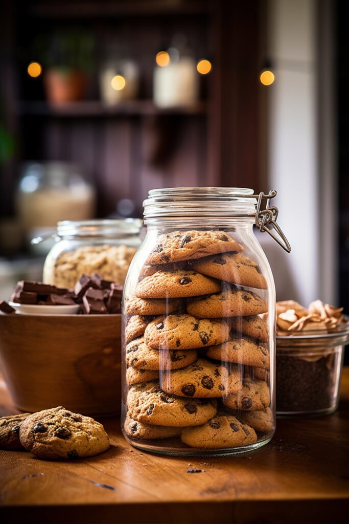 delicious chocolate chip cookies arrangement